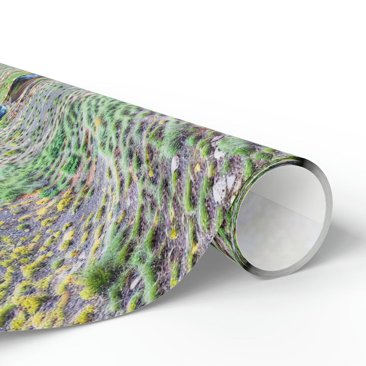 Verdant Cascade Serenity - Wrapping Paper - Home Decor - g(0D·IO) - 30" x 180" - Matte -