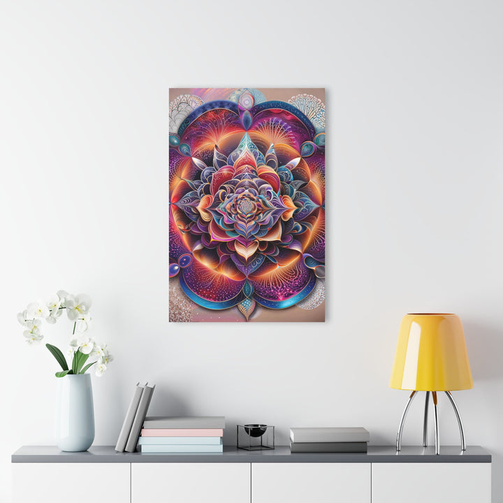 Vibrant Cosmic Blossom - Acrylic Prints (French Cleat Hanging) - Home Decor - g(0D·IO) - 24" x 36" (Vertical) - 0.25'' -