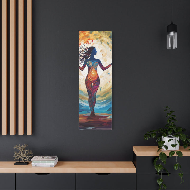 Vibrant Cosmic Dance - Matte Canvas Print 1.25" - Canvas - g(0D·IO) - 36" x 36" - 1.25" -