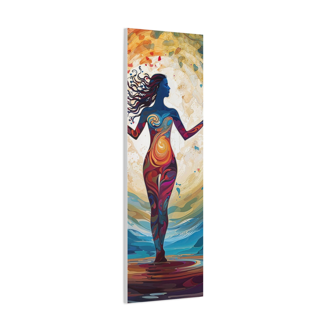 Vibrant Cosmic Dance - Matte Canvas Print 1.25" - Canvas - g(0D·IO) - 36" x 36" - 1.25" -