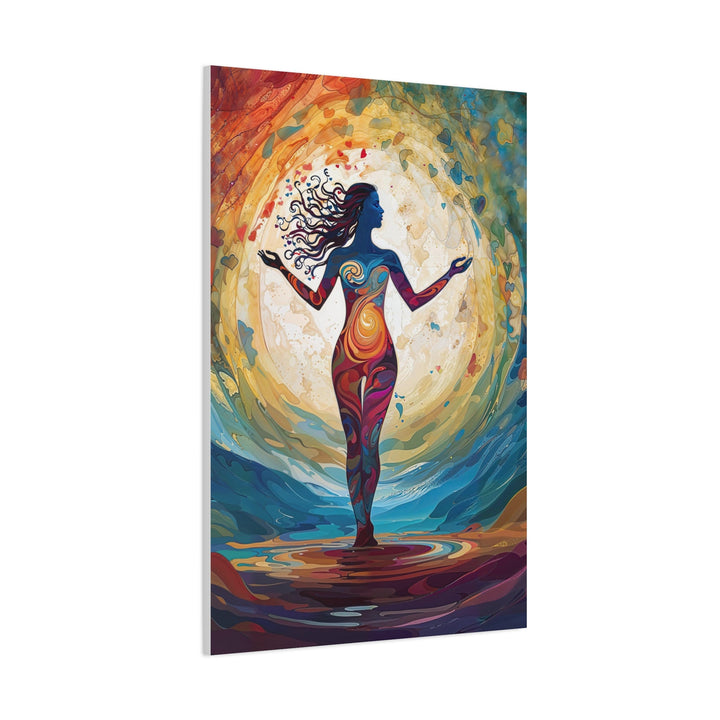 Vibrant Cosmic Dance - Matte Canvas Print 1.25" - Canvas - g(0D·IO) - 36" x 36" - 1.25" -