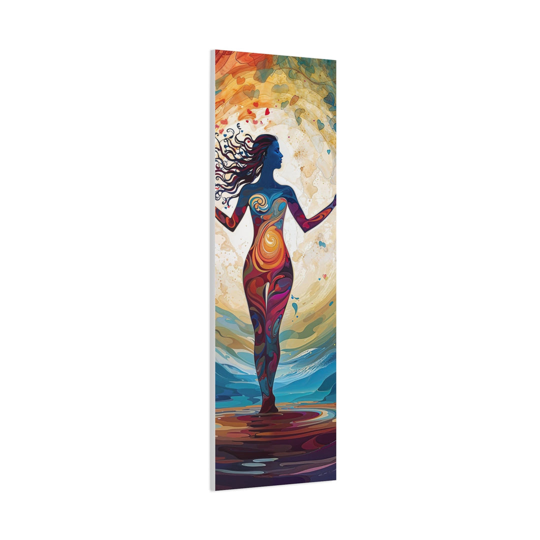 Vibrant Cosmic Dance - Matte Canvas Print 1.25" - Canvas - g(0D·IO) - 36" x 36" - 1.25" -