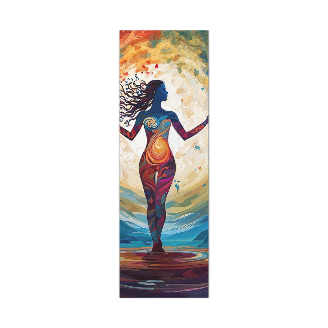 Vibrant Cosmic Dance - Matte Canvas Print 1.25" - Canvas - g(0D·IO) - 20" x 60" (Vertical) - 1.25" -