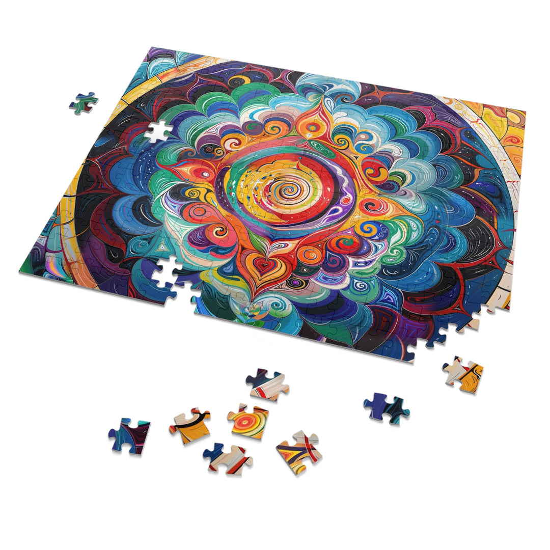 Vibrant Cosmic Mandala - Jigsaw Puzzle (100, 252, 500, 1000 pieces) - Puzzle - g(0D·IO) - 29.25" × 19.75" (1000 pcs) - -