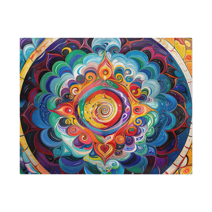 Vibrant Cosmic Mandala - Jigsaw Puzzle (100, 252, 500, 1000 pieces) - Puzzle - g(0D·IO) - 9.6" × 8" (110 pcs) - -