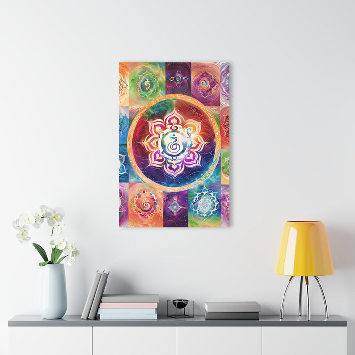 Vibrant Cosmic Mandalas - Acrylic Prints (French Cleat Hanging) - Home Decor - g(0D·IO) - 24" x 36" (Vertical) - 0.25'' -