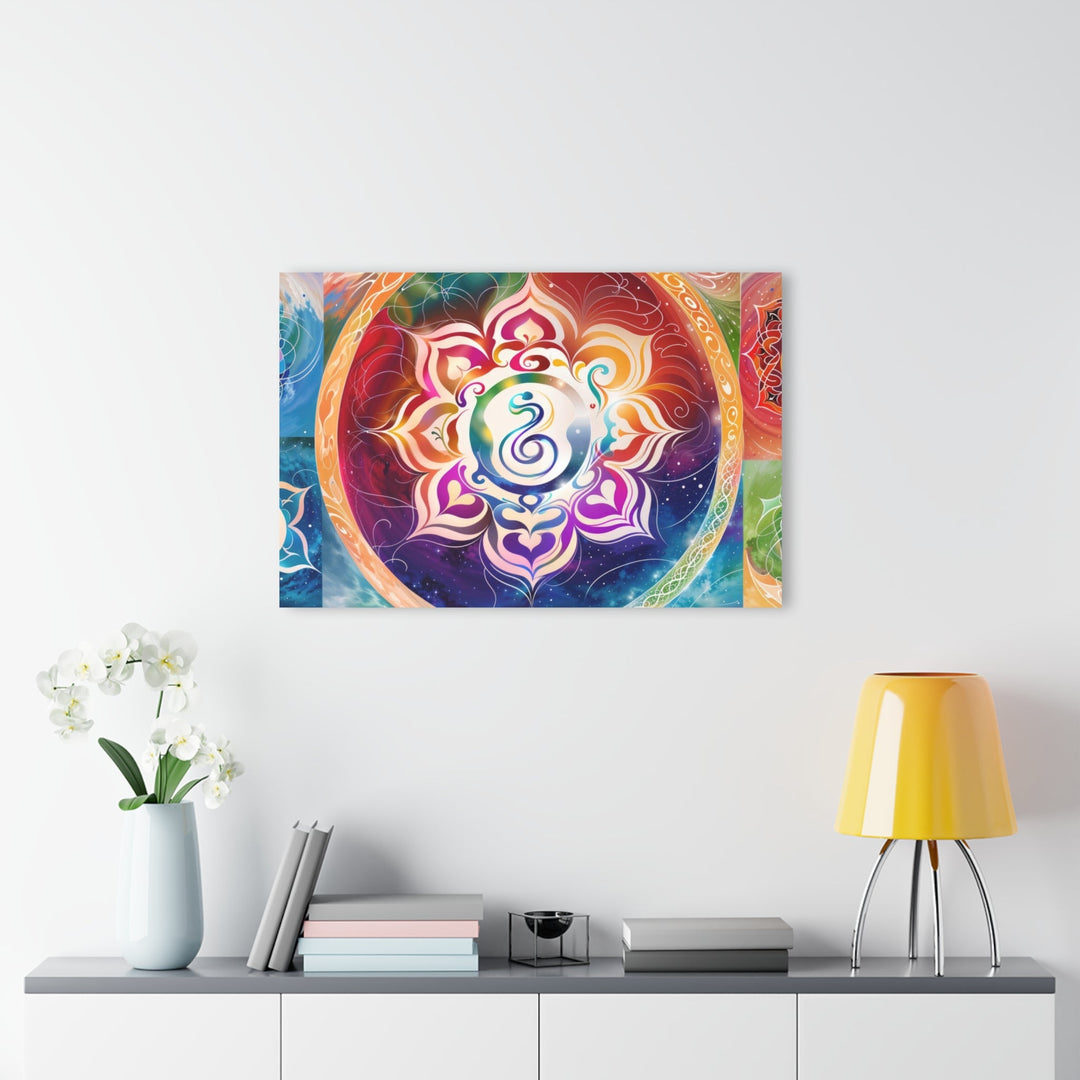 Vibrant Cosmic Mandalas - Acrylic Prints (French Cleat Hanging) - Home Decor - g(0D·IO) - 24" x 36" (Vertical) - 0.25'' -