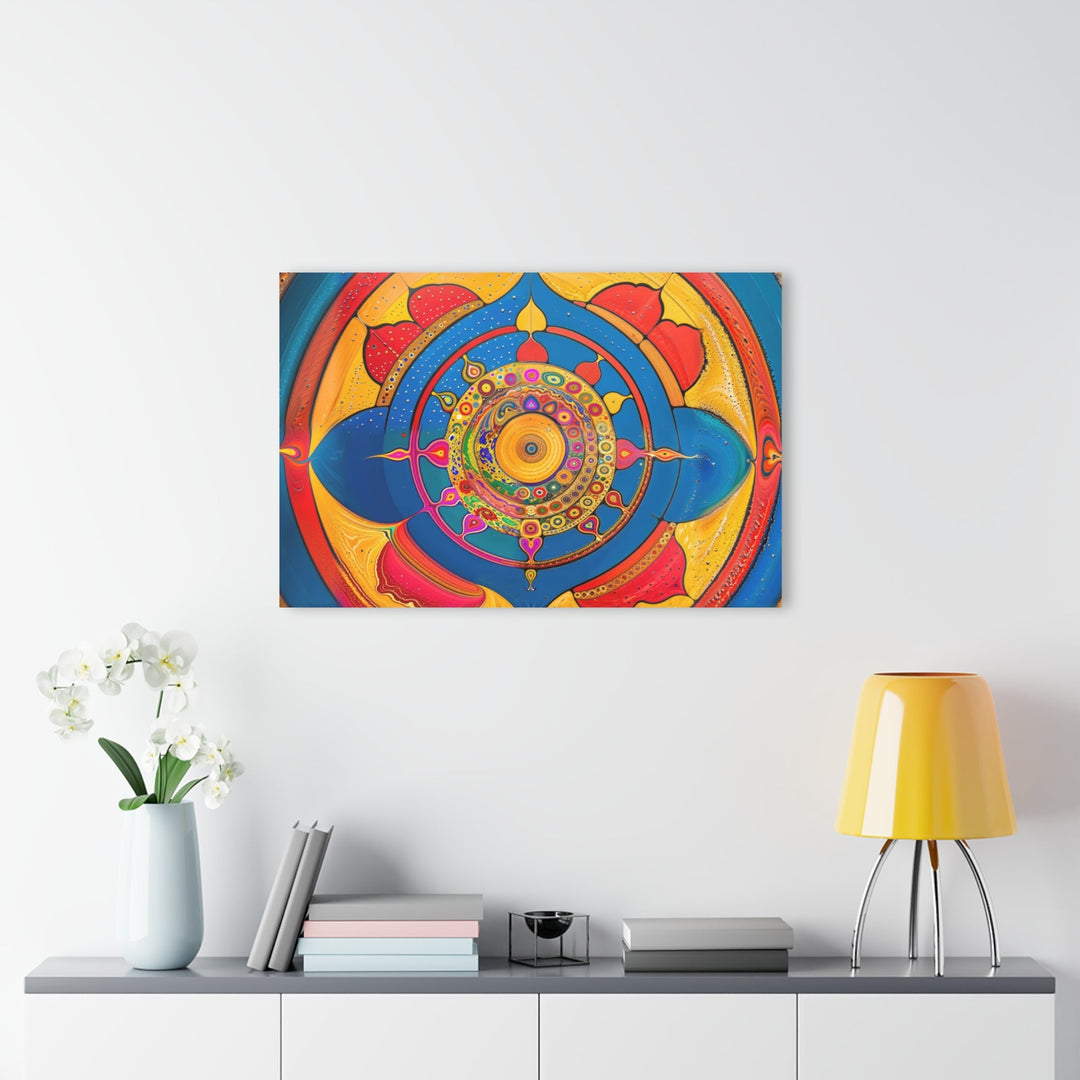 Vibrant Cosmic Spiral - Acrylic Prints (French Cleat Hanging) - Home Decor - g(0D·IO) - 24" x 36" (Vertical) - 0.25'' -