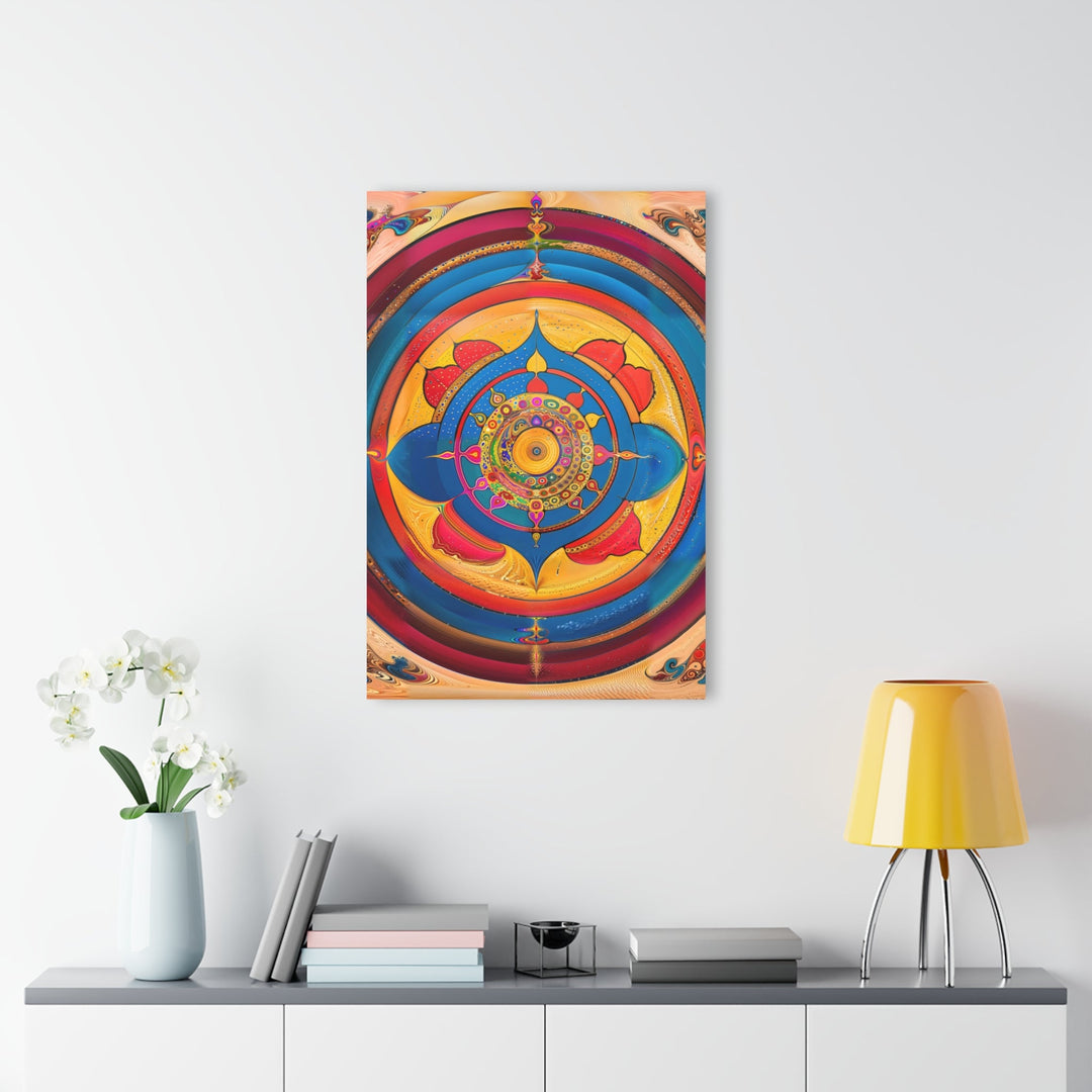 Vibrant Cosmic Spiral - Acrylic Prints (French Cleat Hanging) - Home Decor - g(0D·IO) - 24" x 36" (Vertical) - 0.25'' -