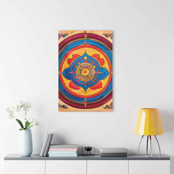 Vibrant Cosmic Spiral - Acrylic Prints (French Cleat Hanging) - Home Decor - g(0D·IO) - 24" x 36" (Vertical) - 0.25'' -