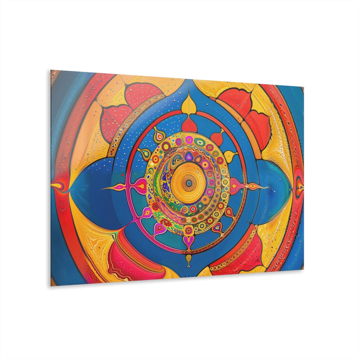 Vibrant Cosmic Spiral - Acrylic Prints (French Cleat Hanging) - Home Decor - g(0D·IO) - 36" x 24" (Horizontal) - 0.25'' -