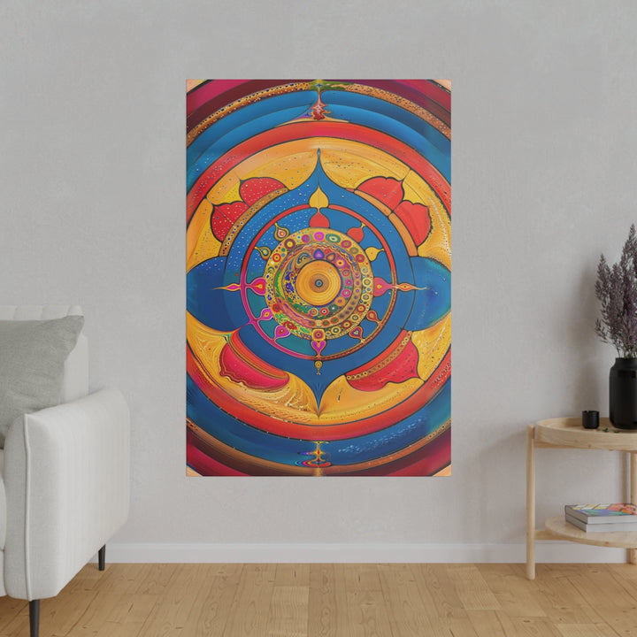 Vibrant Cosmic Spiral - Matte Canvas - Canvas - g(0D·IO) - 32" x 32" (Square) - 0.75'' -