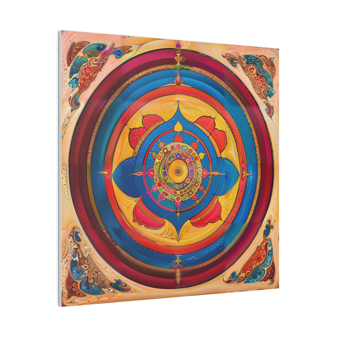 Vibrant Cosmic Spiral - Matte Canvas - Canvas - g(0D·IO) - 32" x 32" (Square) - 0.75'' -