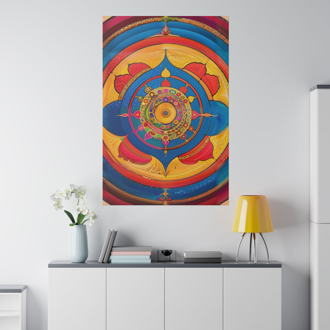 Vibrant Cosmic Spiral - Matte Canvas - Canvas - g(0D·IO) - 32" x 32" (Square) - 0.75'' -