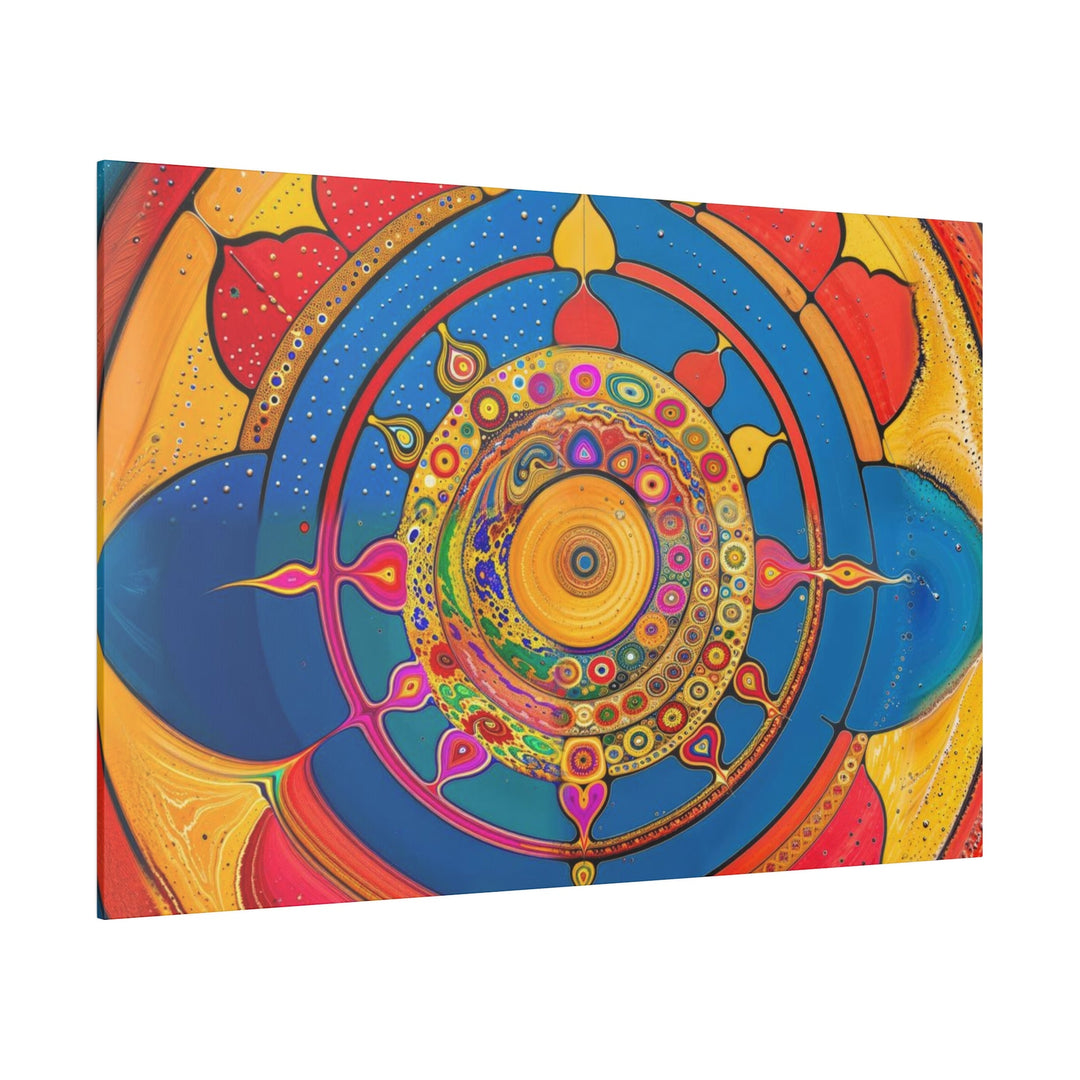 Vibrant Cosmic Spiral - Matte Canvas - Canvas - g(0D·IO) - 32" x 32" (Square) - 0.75'' -