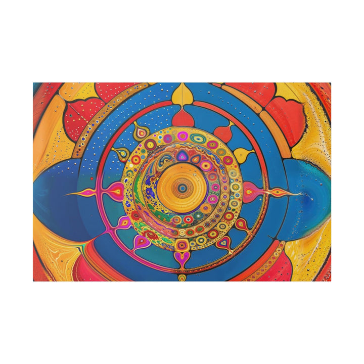 Vibrant Cosmic Spiral - Matte Canvas - Canvas - g(0D·IO) - 48″ x 32″ (Horizontal) - 0.75'' -