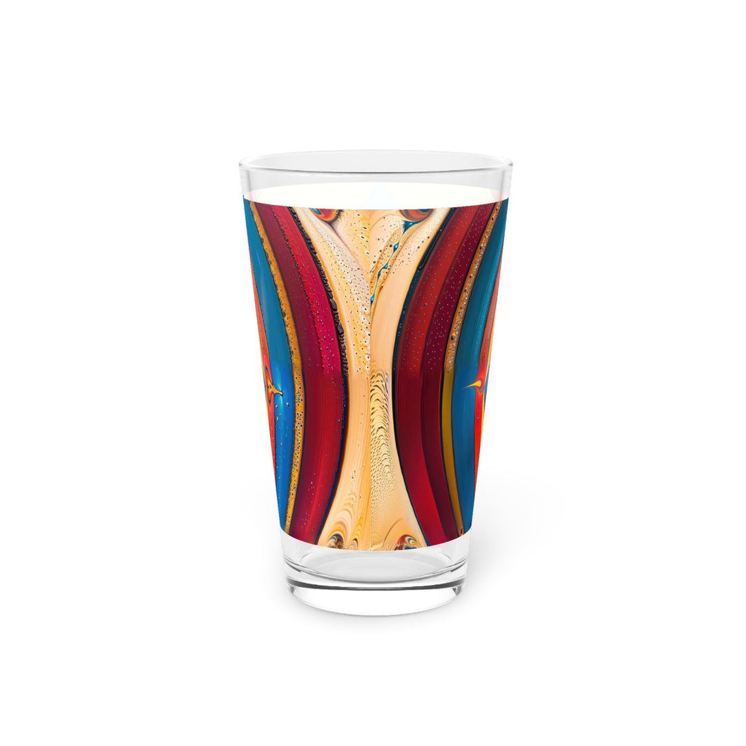 Vibrant Cosmic Spiral - Pint Glass - Mug - g(0D·IO) - 16oz - -