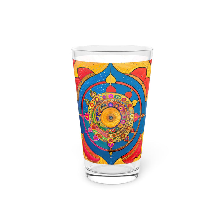 Vibrant Cosmic Spiral - Pint Glass - Mug - g(0D·IO) - 16oz - -