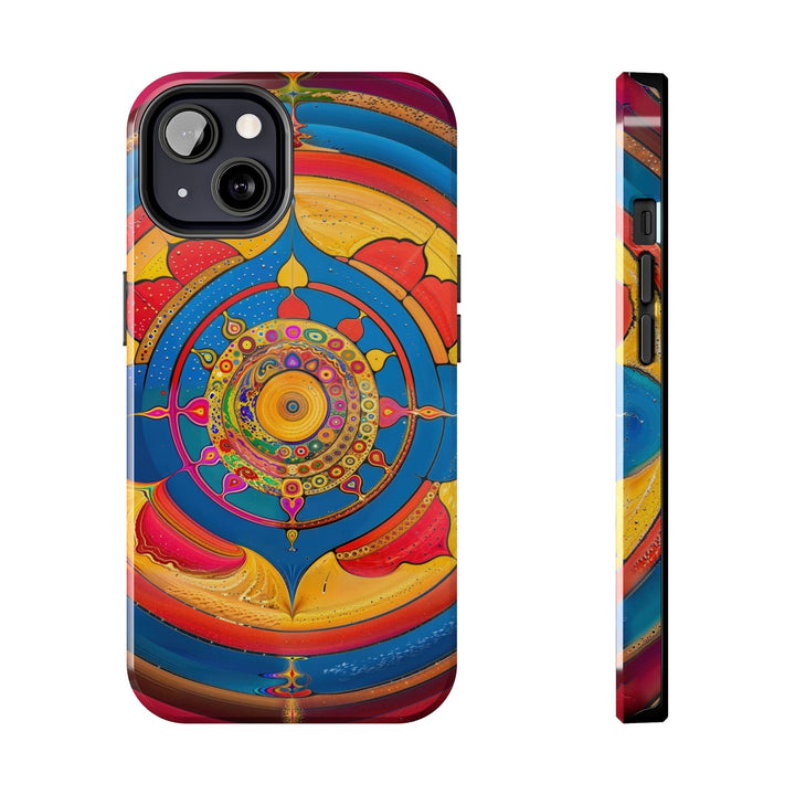 Vibrant Cosmic Spiral - Tough Phone Case - Phone Case - g(0D·IO) - iPhone 13 - -