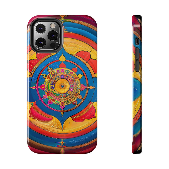 Vibrant Cosmic Spiral - Tough Phone Case - Phone Case - g(0D·IO) - iPhone 12 Pro - -