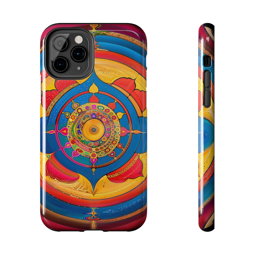 Vibrant Cosmic Spiral - Tough Phone Case - Phone Case - g(0D·IO) - iPhone 11 Pro - -