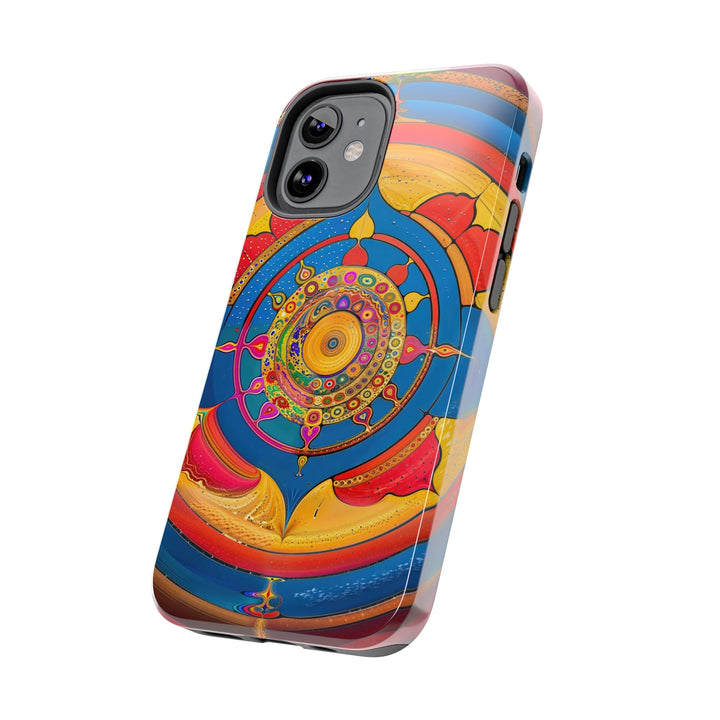 Vibrant Cosmic Spiral - Tough Phone Case - Phone Case - g(0D·IO) - iPhone 13 Mini - -