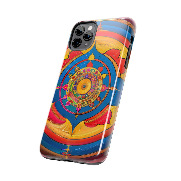 Vibrant Cosmic Spiral - Tough Phone Case - Phone Case - g(0D·IO) - iPhone 13 Mini - -