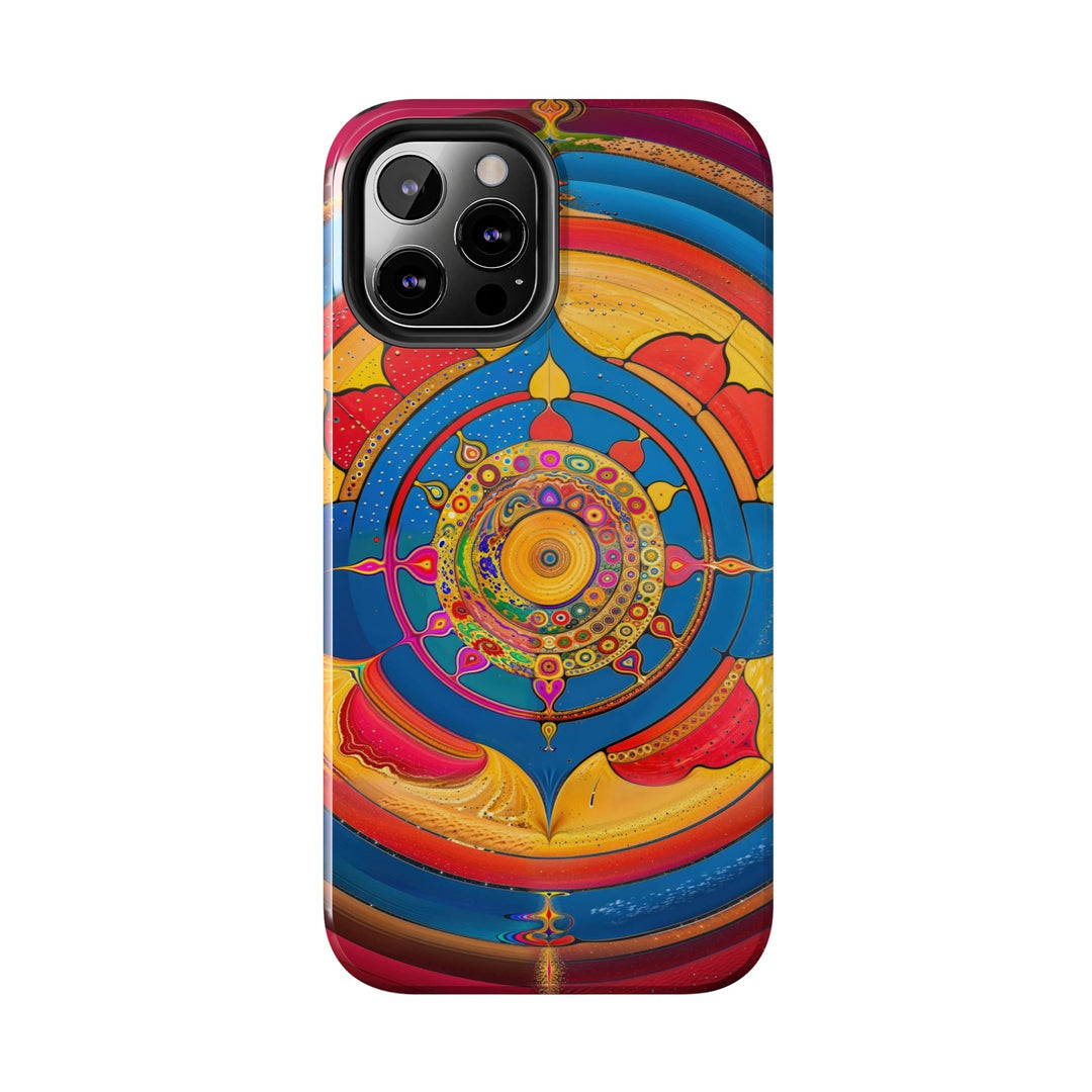 Vibrant Cosmic Spiral - Tough Phone Case - Phone Case - g(0D·IO) - iPhone 13 Mini - -