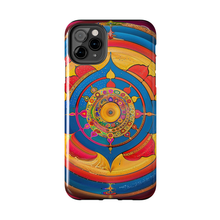 Vibrant Cosmic Spiral - Tough Phone Case - Phone Case - g(0D·IO) - iPhone 13 Mini - -