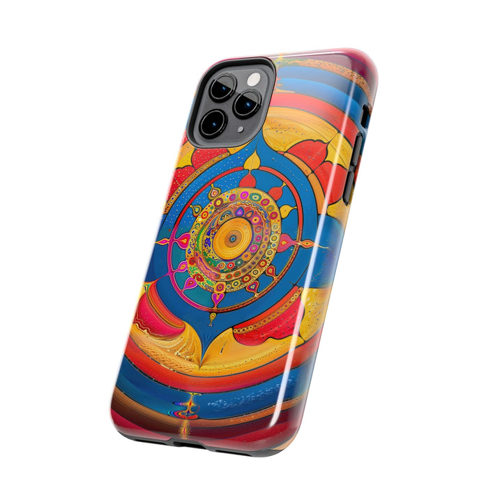 Vibrant Cosmic Spiral - Tough Phone Case - Phone Case - g(0D·IO) - iPhone 13 Mini - -