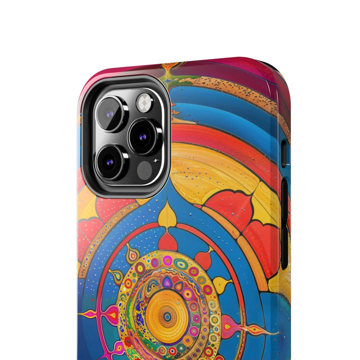 Vibrant Cosmic Spiral - Tough Phone Case - Phone Case - g(0D·IO) - iPhone 13 Mini - -