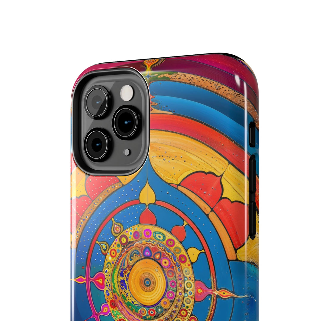 Vibrant Cosmic Spiral - Tough Phone Case - Phone Case - g(0D·IO) - iPhone 13 Mini - -