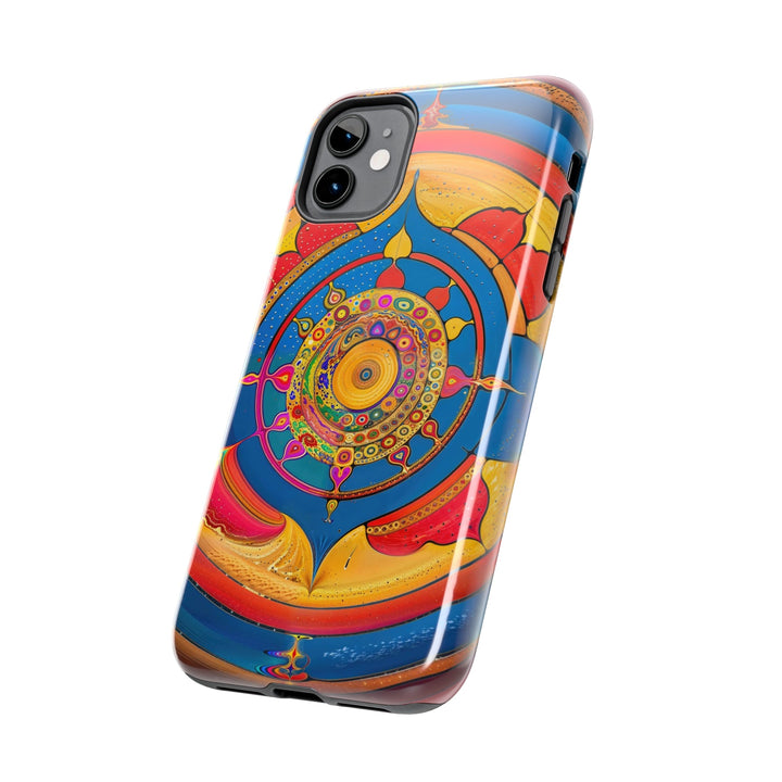 Vibrant Cosmic Spiral - Tough Phone Case - Phone Case - g(0D·IO) - iPhone 13 Mini - -