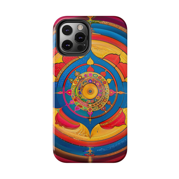 Vibrant Cosmic Spiral - Tough Phone Case - Phone Case - g(0D·IO) - iPhone 13 Mini - -