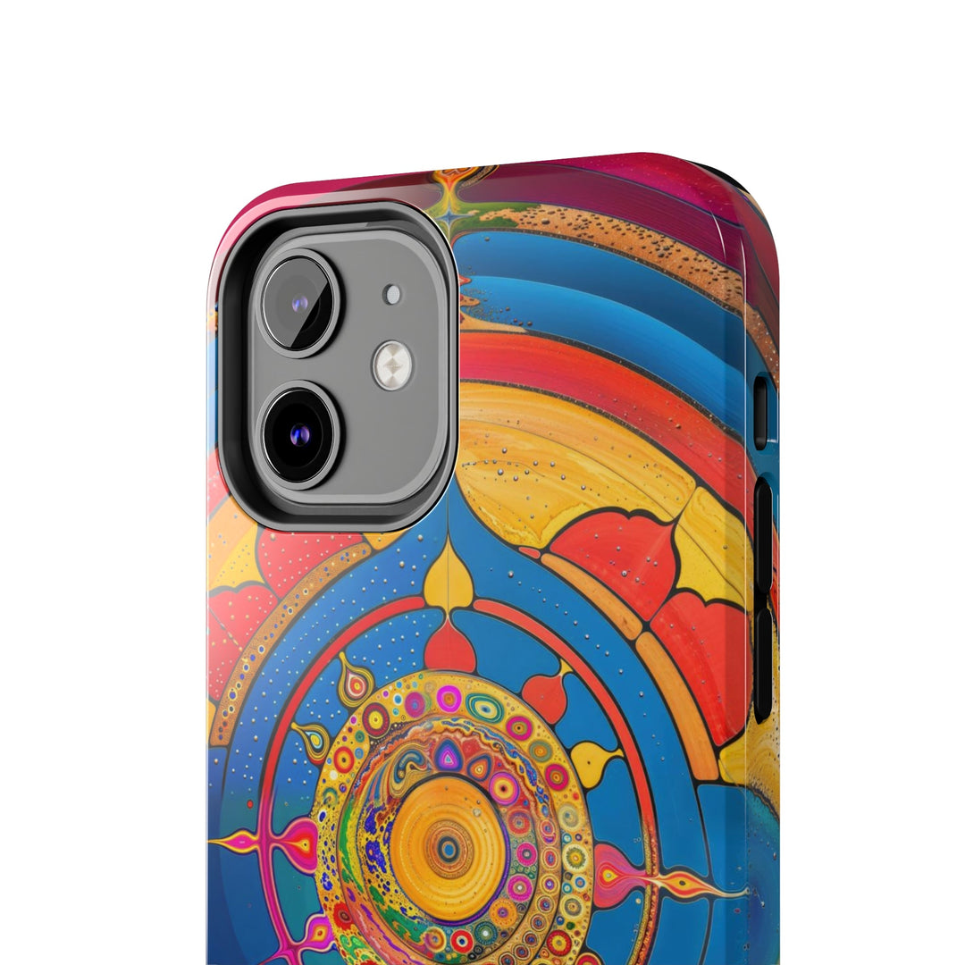 Vibrant Cosmic Spiral - Tough Phone Case - Phone Case - g(0D·IO) - iPhone 13 Mini - -