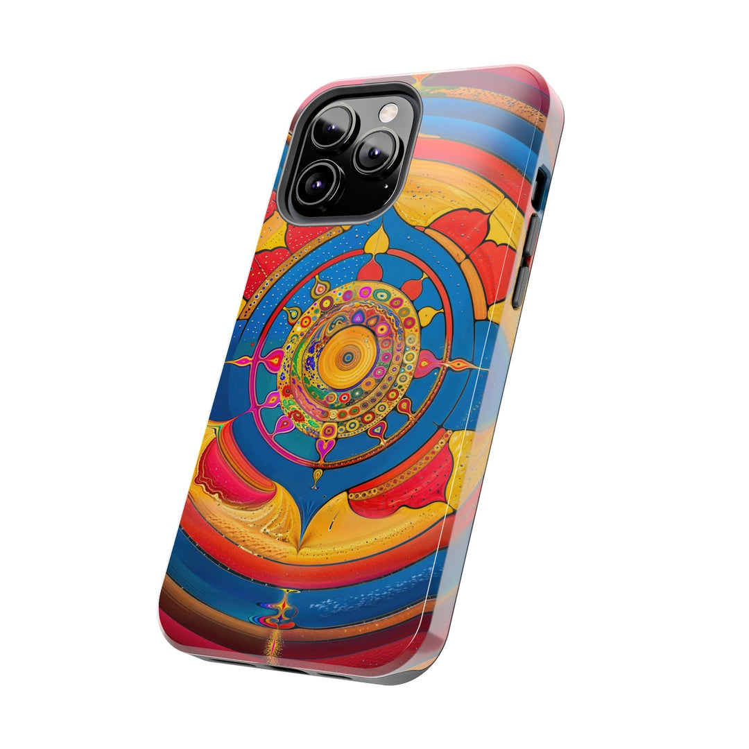 Vibrant Cosmic Spiral - Tough Phone Case - Phone Case - g(0D·IO) - iPhone 13 Mini - -