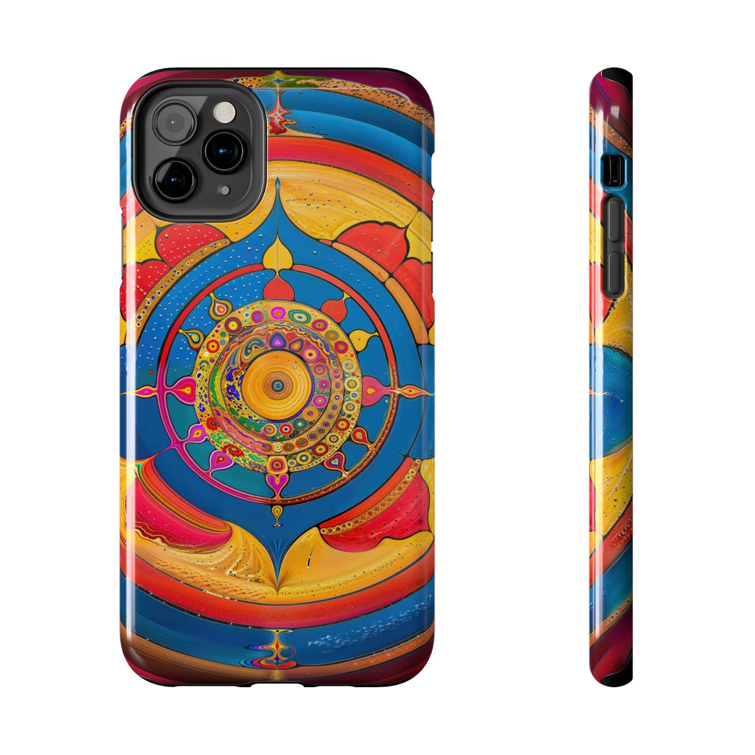 Vibrant Cosmic Spiral - Tough Phone Case - Phone Case - g(0D·IO) - iPhone 11 Pro Max - -