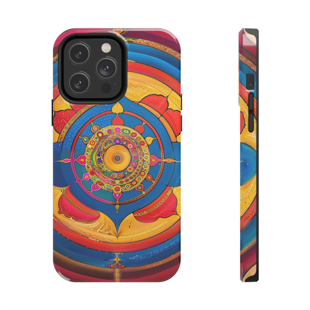 Vibrant Cosmic Spiral - Tough Phone Case - Phone Case - g(0D·IO) - iPhone 14 Pro Max - -