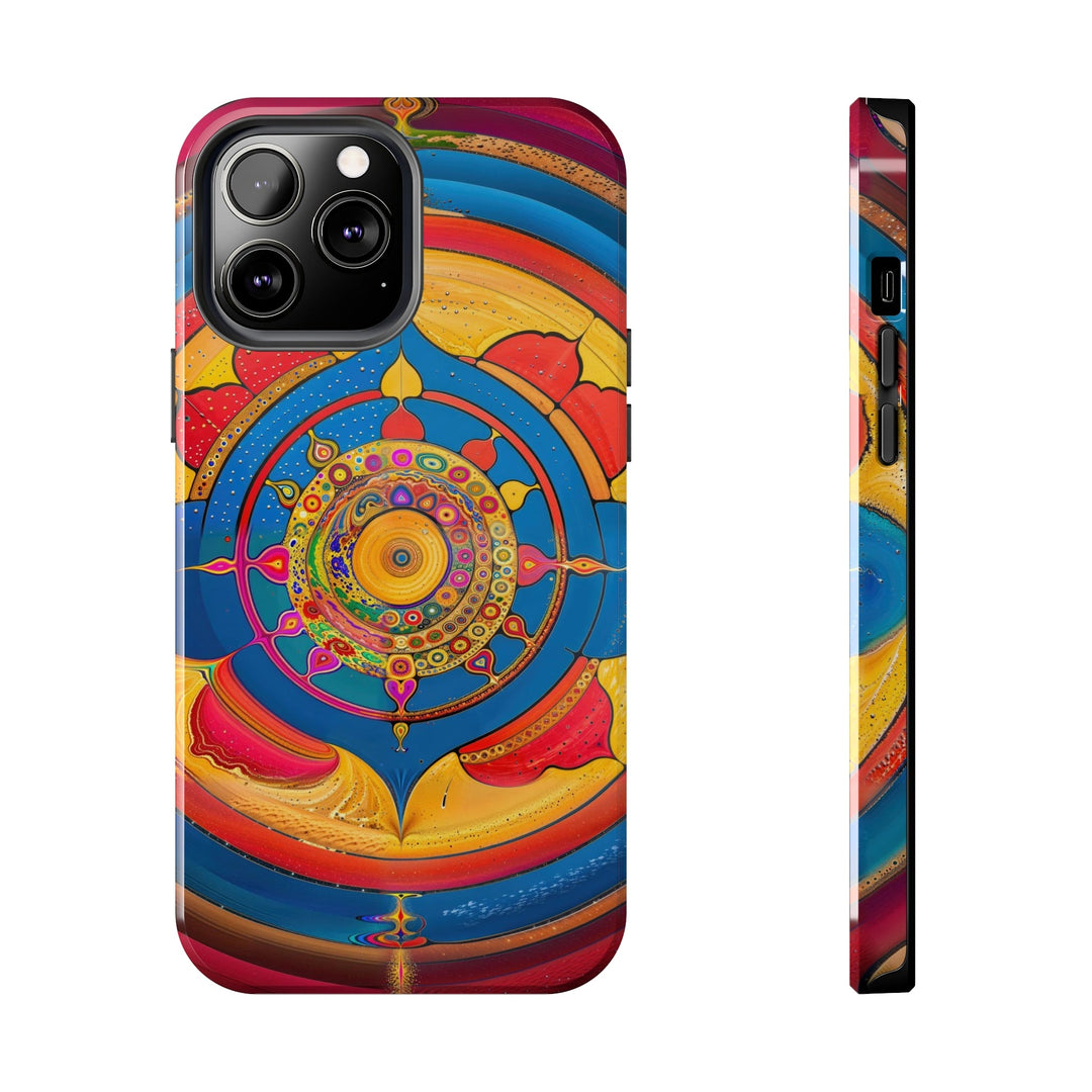 Vibrant Cosmic Spiral - Tough Phone Case - Phone Case - g(0D·IO) - iPhone 13 Pro Max - -