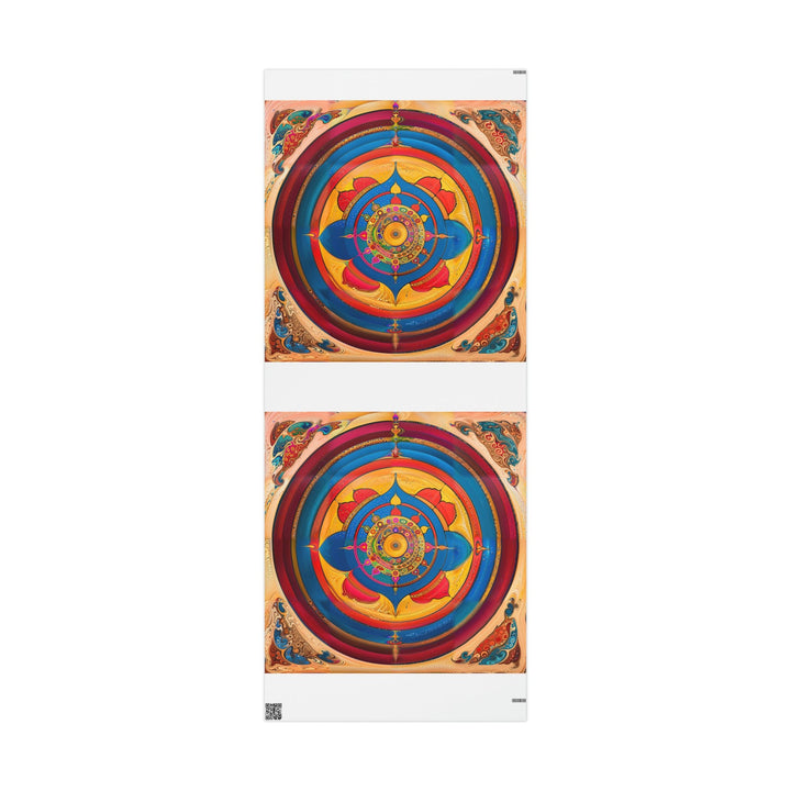 Vibrant Cosmic Spiral - Wrapping Paper - Home Decor - g(0D·IO) - 30'' x 72'' - Matte -