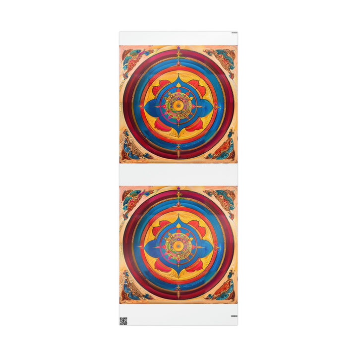 Vibrant Cosmic Spiral - Wrapping Paper - Home Decor - g(0D·IO) - 30'' x 72'' - Glossy -