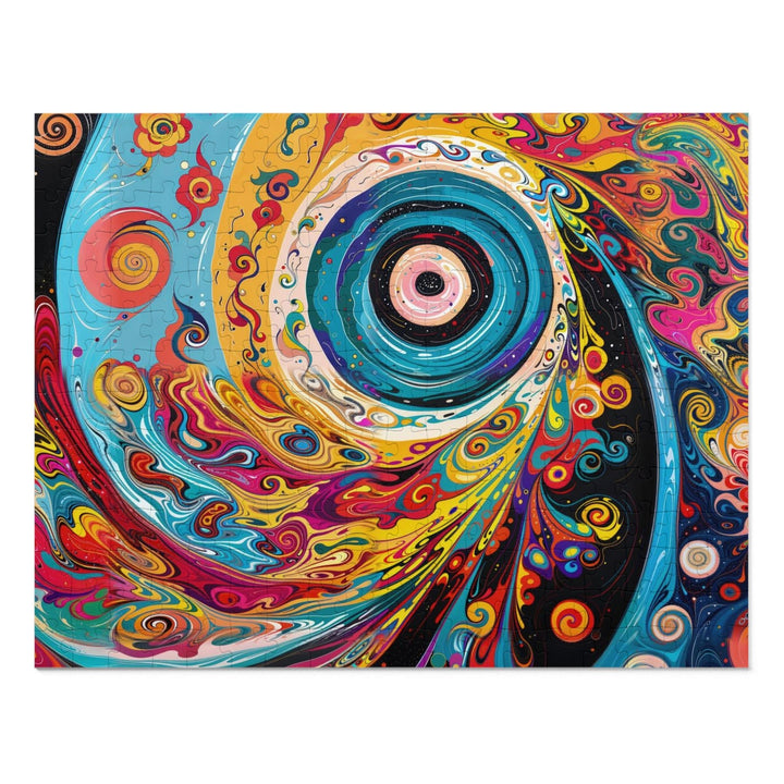 Vibrant Cosmic Swirl - Jigsaw Puzzle (100, 252, 500, 1000 pieces) - Puzzle - g(0D·IO) - 14" × 11" (252 pcs) - -