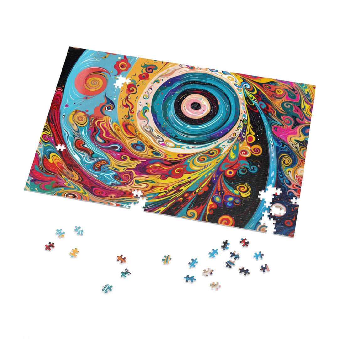 Vibrant Cosmic Swirl - Jigsaw Puzzle (100, 252, 500, 1000 pieces) - Puzzle - g(0D·IO) - 29.25" × 19.75" (1000 pcs) - -