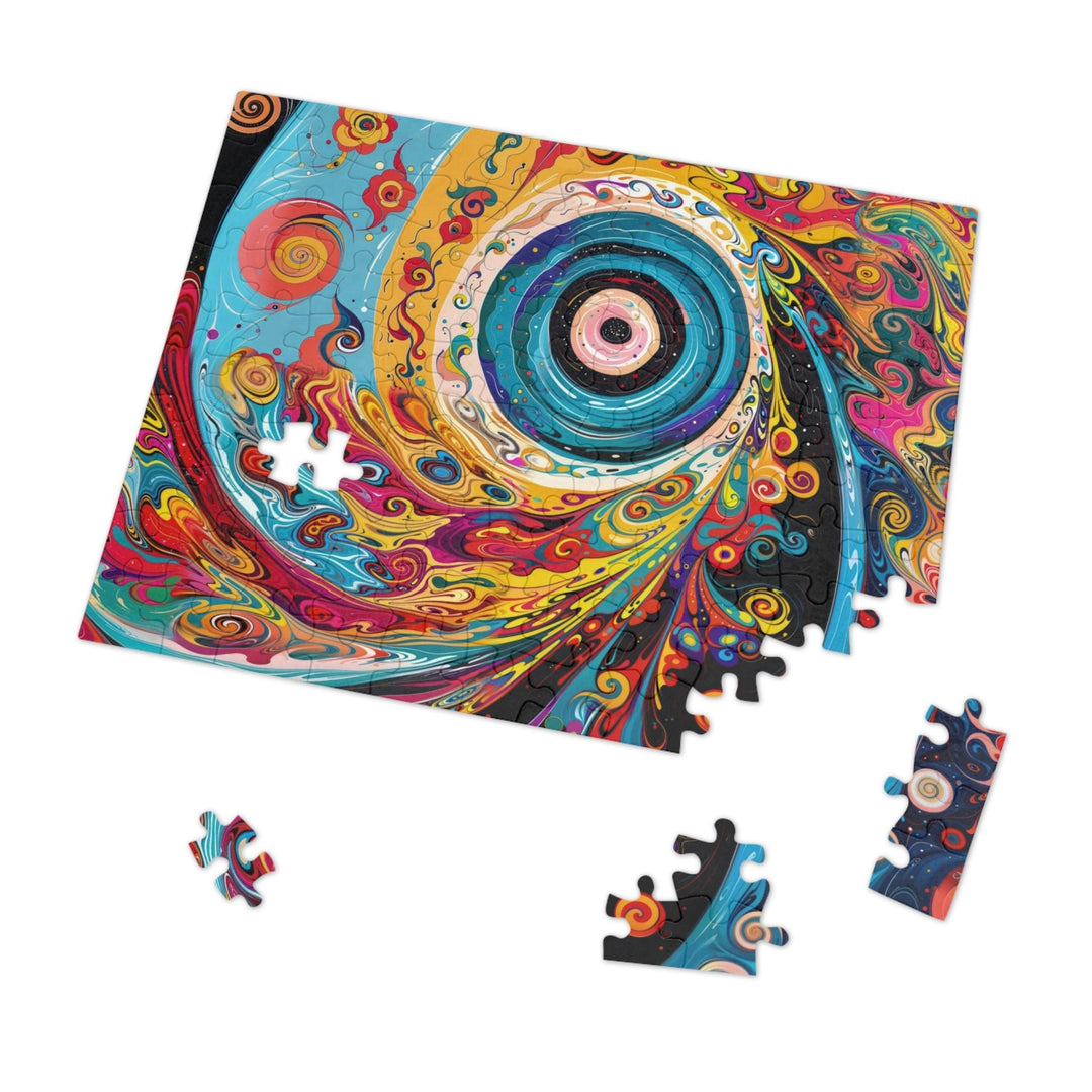 Vibrant Cosmic Swirl - Jigsaw Puzzle (100, 252, 500, 1000 pieces) - Puzzle - g(0D·IO) - 29.25" × 19.75" (1000 pcs) - -