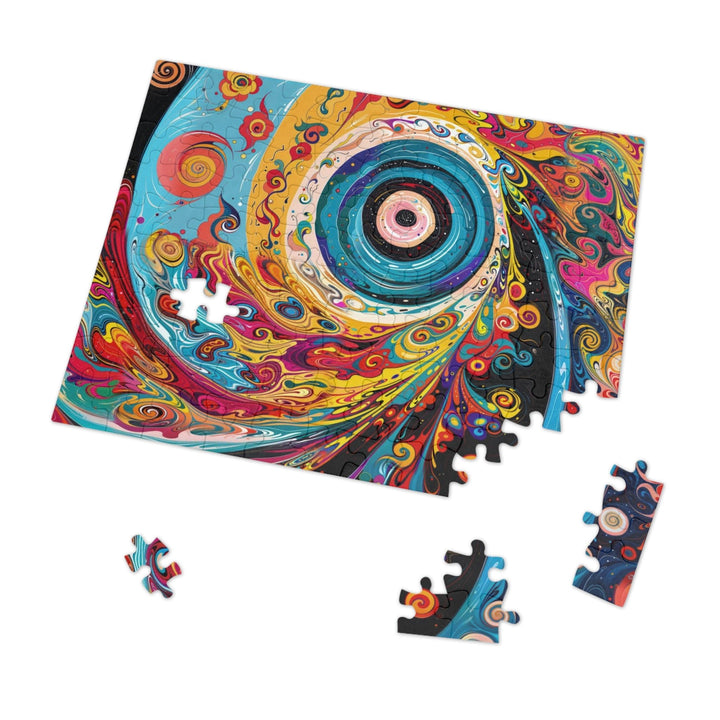 Vibrant Cosmic Swirl - Jigsaw Puzzle (100, 252, 500, 1000 pieces) - Puzzle - g(0D·IO) - 29.25" × 19.75" (1000 pcs) - -