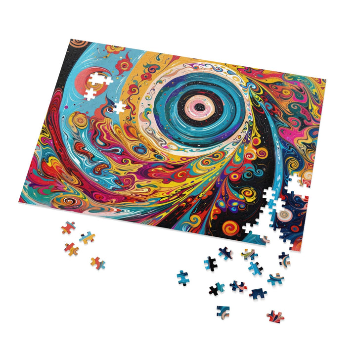 Vibrant Cosmic Swirl - Jigsaw Puzzle (100, 252, 500, 1000 pieces) - Puzzle - g(0D·IO) - 29.25" × 19.75" (1000 pcs) - -