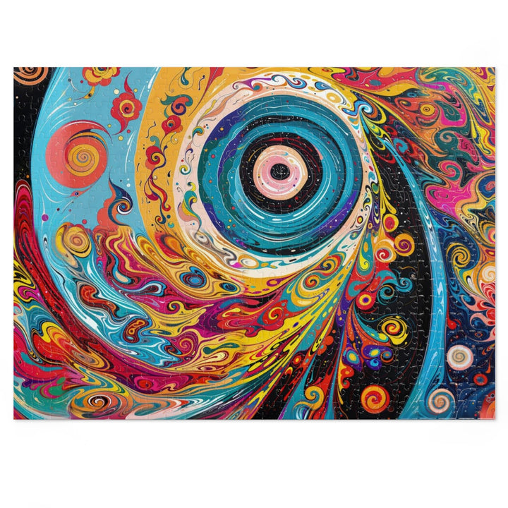 Vibrant Cosmic Swirl - Jigsaw Puzzle (100, 252, 500, 1000 pieces) - Puzzle - g(0D·IO) - 20.5" × 15" (500 pcs) - -