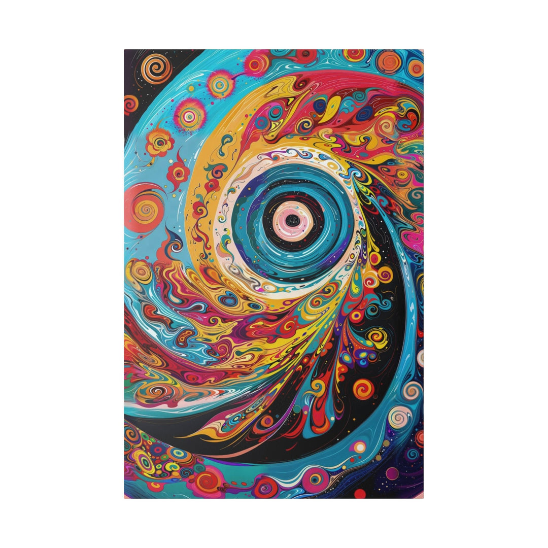 Vibrant Cosmic Swirl - Matte Canvas - Canvas - g(0D·IO) - 32″ x 48″ (Vertical) - 0.75'' -