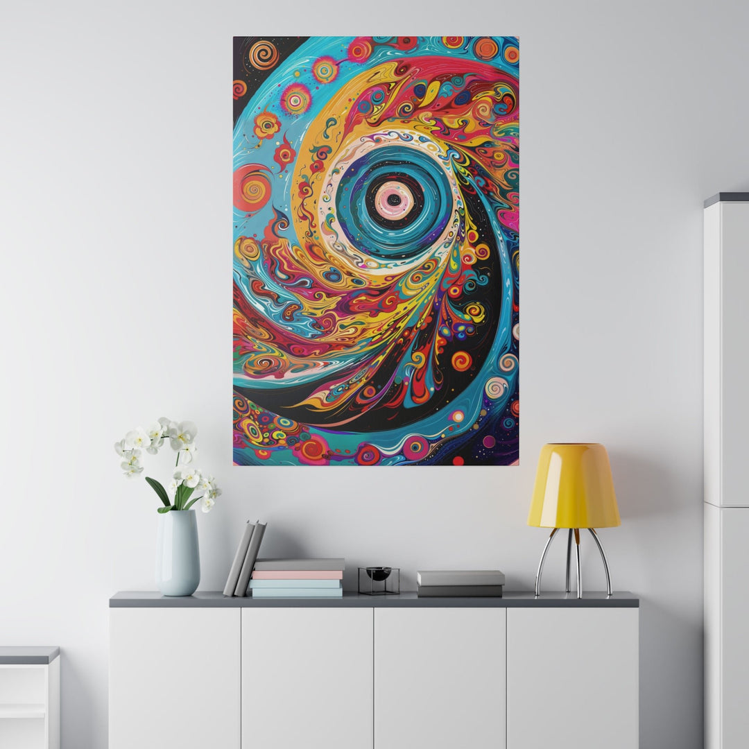 Vibrant Cosmic Swirl - Matte Canvas - Canvas - g(0D·IO) - 32" x 32" (Square) - 0.75'' -