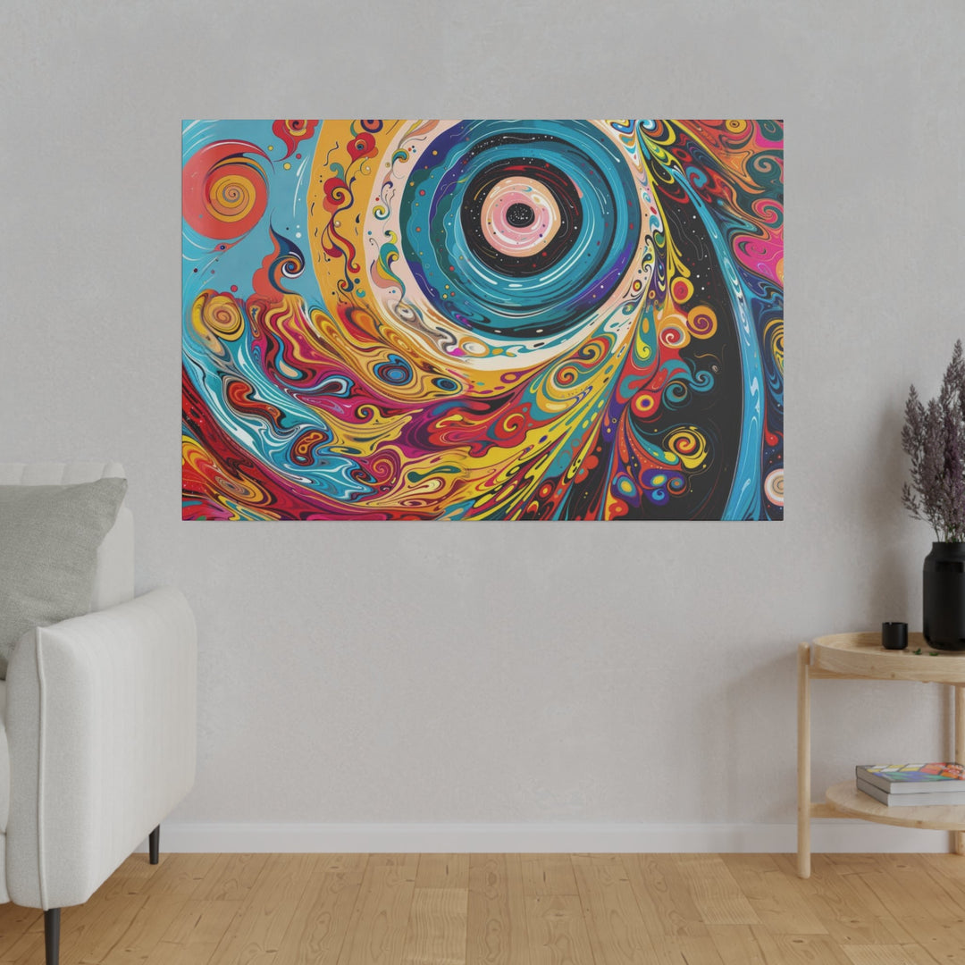 Vibrant Cosmic Swirl - Matte Canvas - Canvas - g(0D·IO) - 32" x 32" (Square) - 0.75'' -